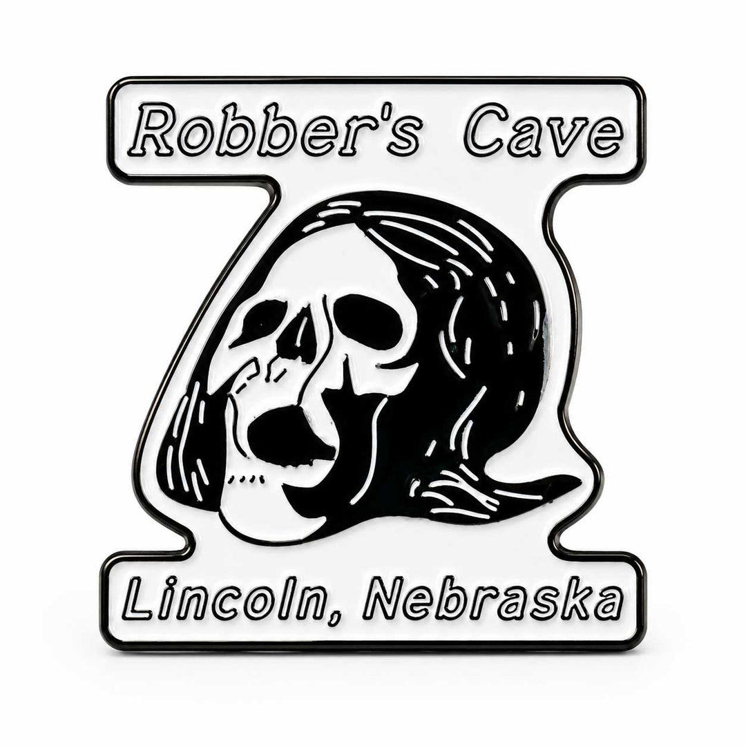 Robber's Cave Skull Pin