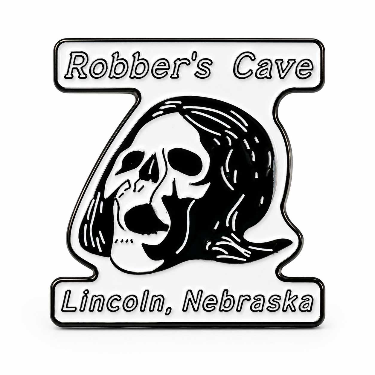 Robber's Cave Skull Pin