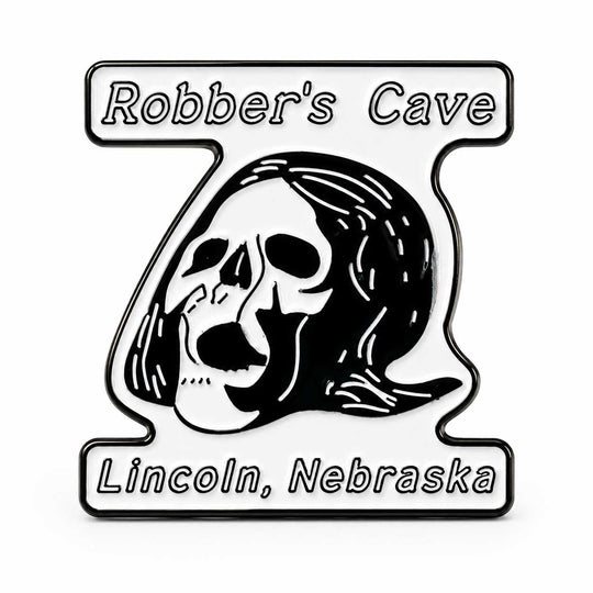 Robber's Cave Skull Pin