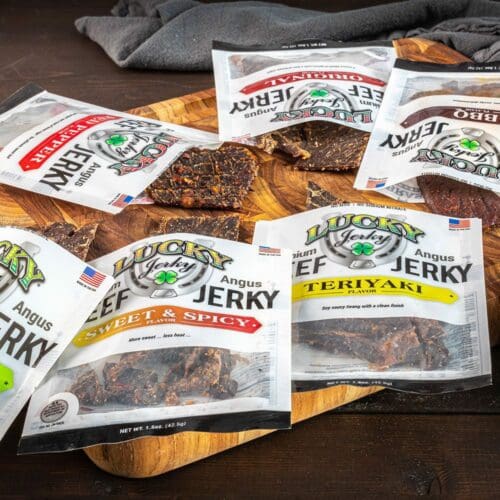 BBQ Beef Jerky | 1.5 oz. Bag | Perfect Balance Of Beef, Smoke, & Seasoning | Lean, All Natural Angus Beef | No Artificial Ingredients | Quick Snack | High Protein | Single Source Nebraska Cattle | Sweet, Smoky Deliciousness