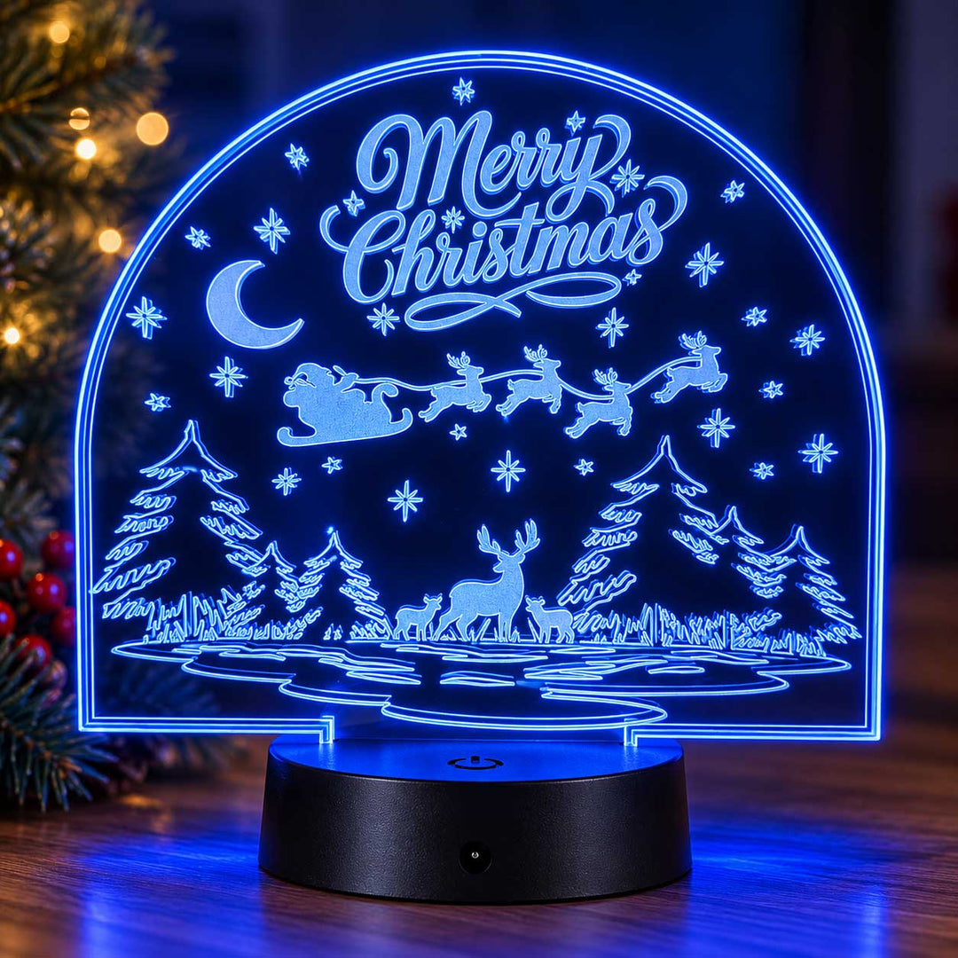 Merry Christmas LED Plaque