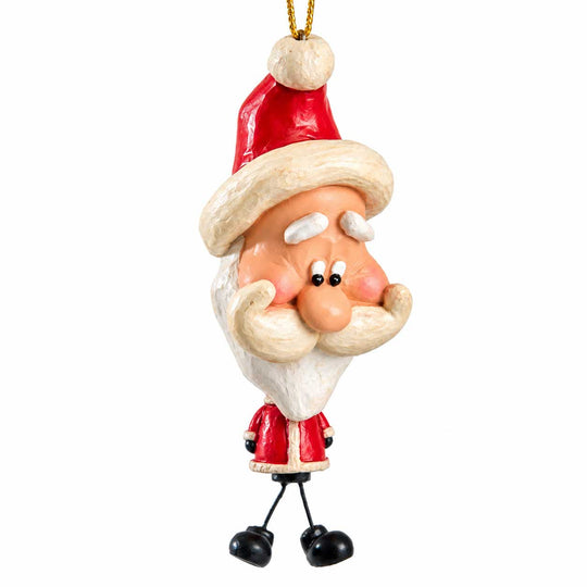 Santa with smooth mustache