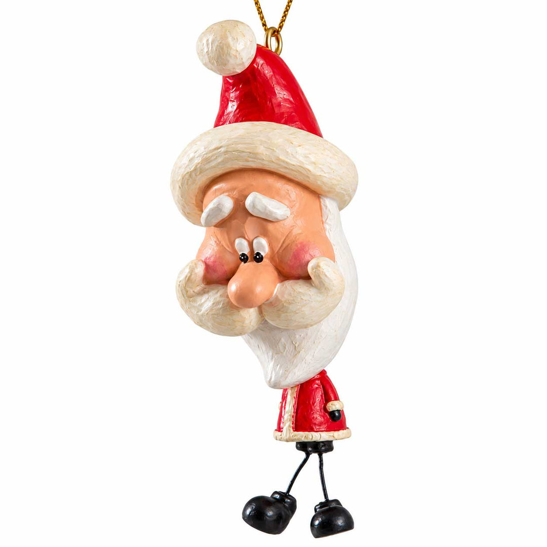 Santa with smooth mustache