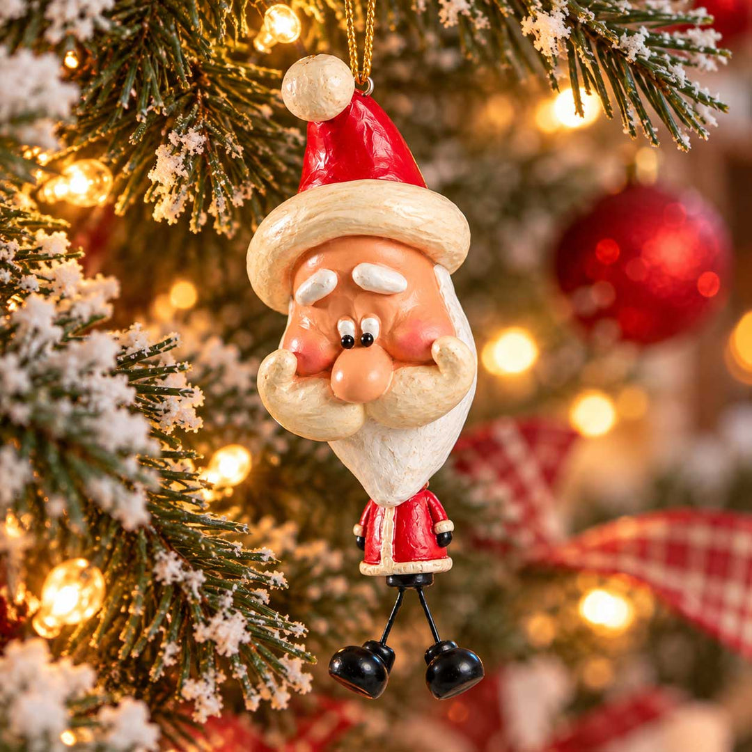 Santa with smooth mustache