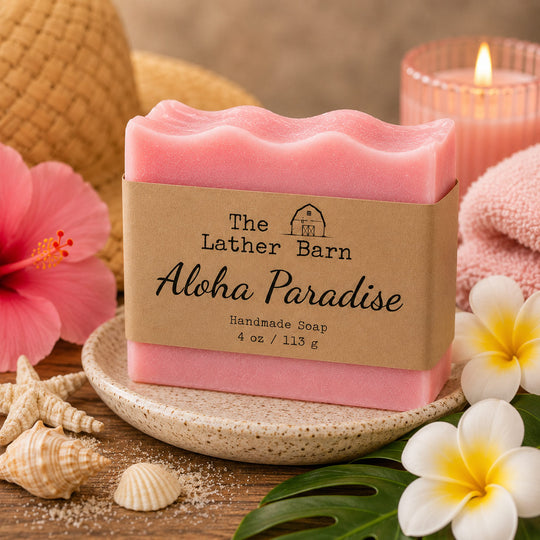 The Lather Barn Aloha Paradise Handmade Soap