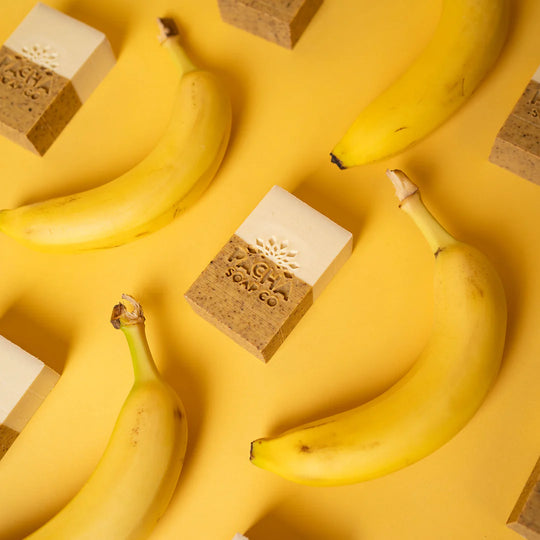 Banana and Oat Milk Soap | 4 oz | Pacha Soap Company