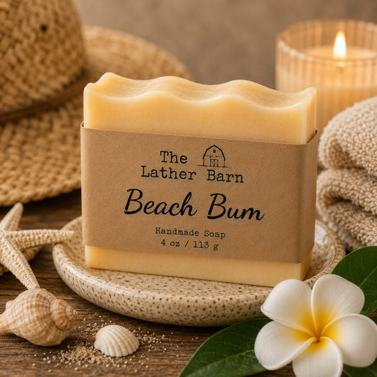 The Lather Barn Beach Bum Handmade Soap
