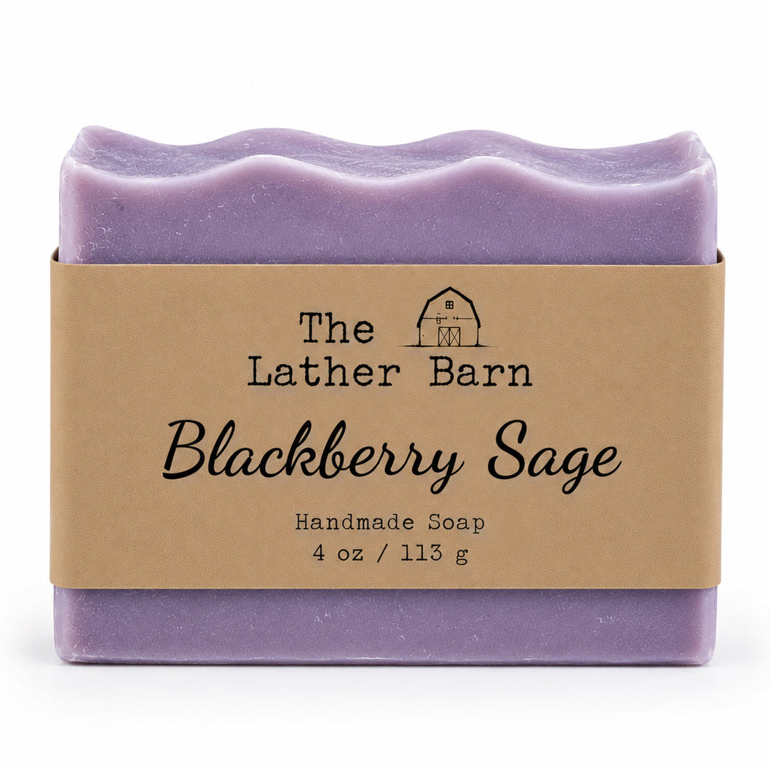 The Lather Barn Blackberry Sage Soap