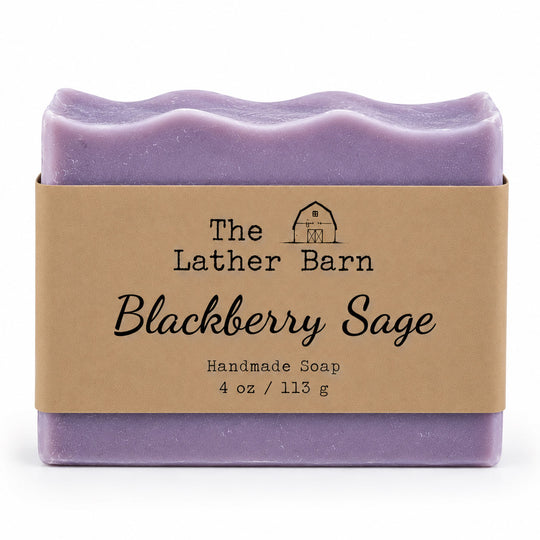 The Lather Barn Blackberry Sage Soap