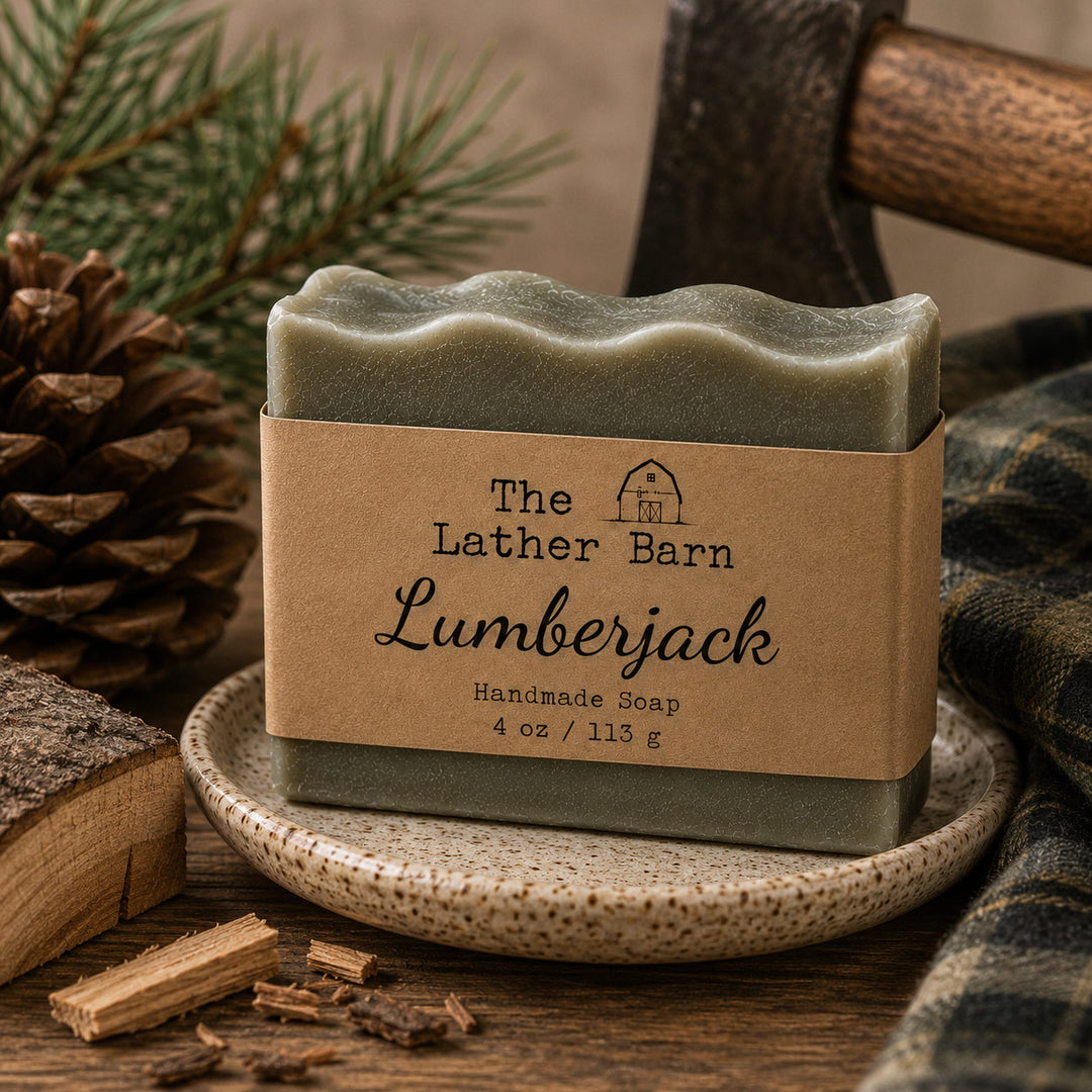 The Lather Barn Lumberjack Handmade Soap