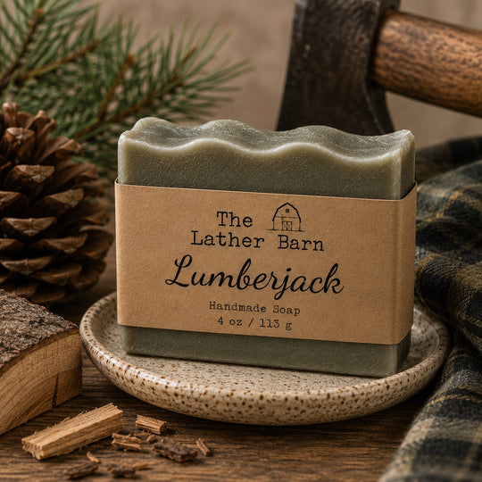The Lather Barn Lumberjack Handmade Soap