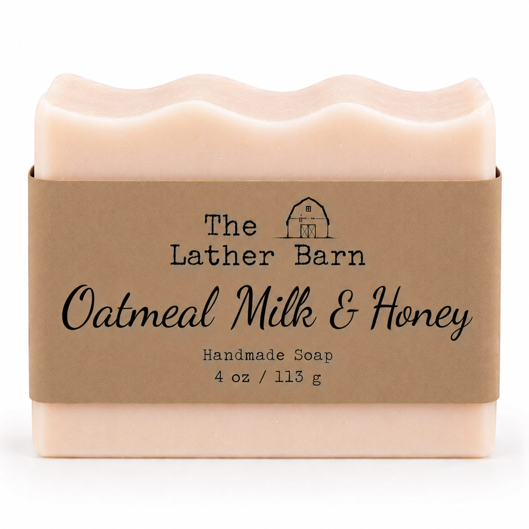 The Lather Barn Oatmeal Milk & Honey Soap