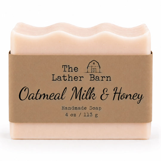 The Lather Barn Oatmeal Milk & Honey Soap
