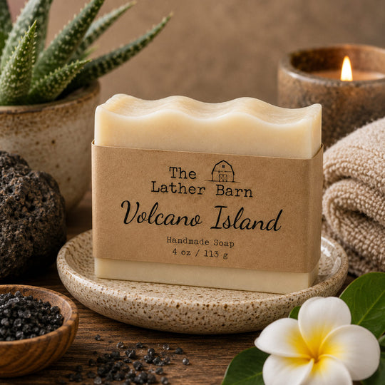 The Lather Barn Volcano Island Handmade Soap