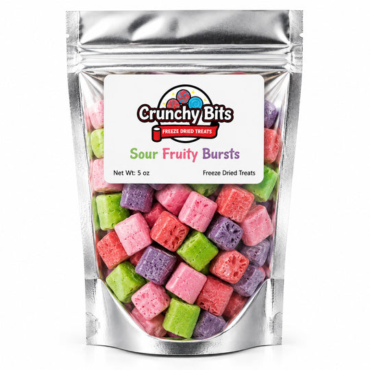 Sour Fruity Bursts | 5 oz | Crunchy Bits Candy