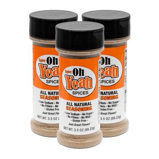 Spicy Oh Yeah Plus | Pack of 3 | 3.5 oz | Oh Yeah Spices