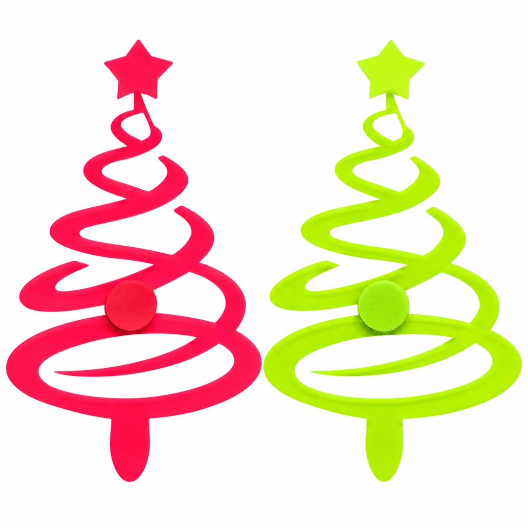 Spiral Christmas Tree Magnetic Plaque | Multiple Color Options | Glowing Creation