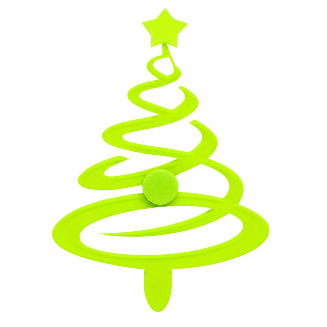 Spiral Christmas Tree Magnetic Plaque | Multiple Color Options | Glowing Creation