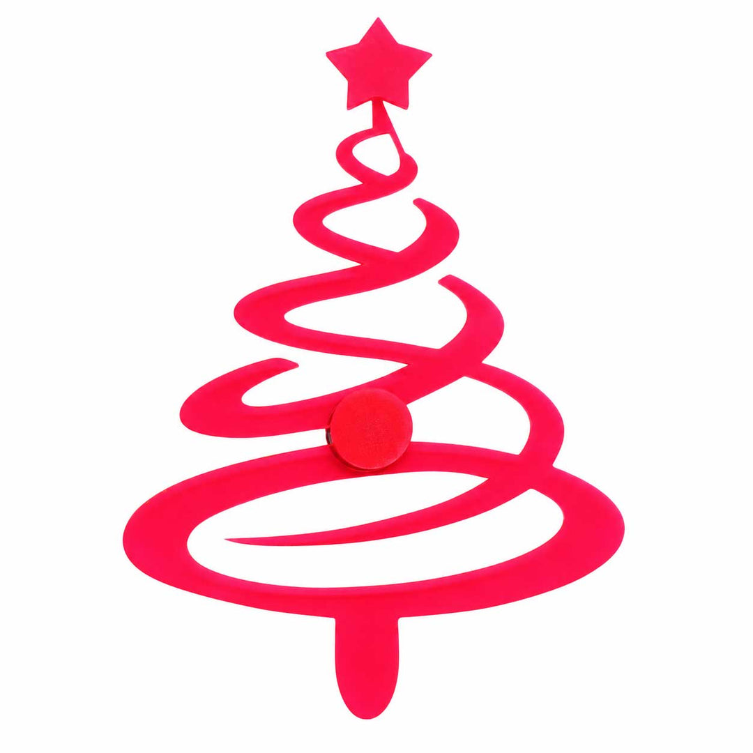 Spiral Christmas Tree Magnetic Plaque | Multiple Color Options | Glowing Creation