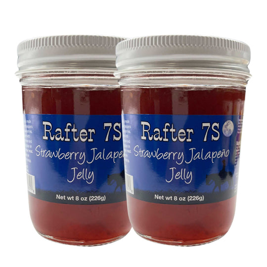 Strawberry Jalapeno Jelly | Pack of 2 | 8 oz | Rafter 7S