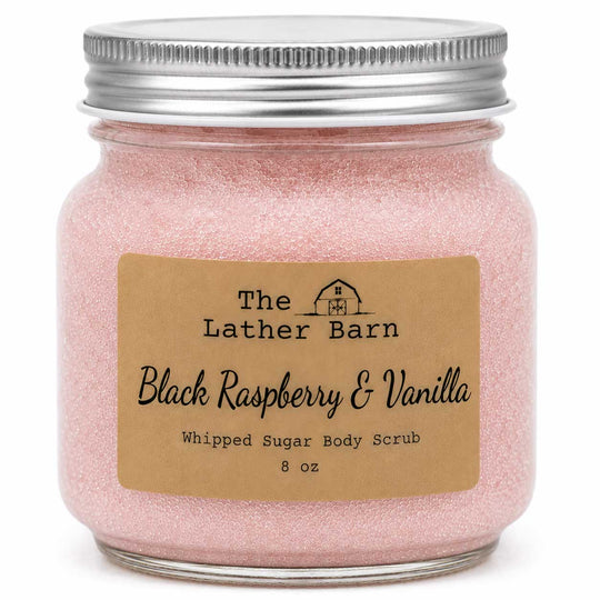 Black Raspberry & Vanilla Whipped Sugar Body Scrub