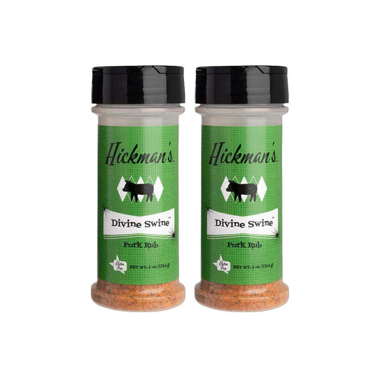 Hickman’s Divine Swine Pork Rub | Pack of 2 | Gluten Free | Hickman's Fat Boy BBQ