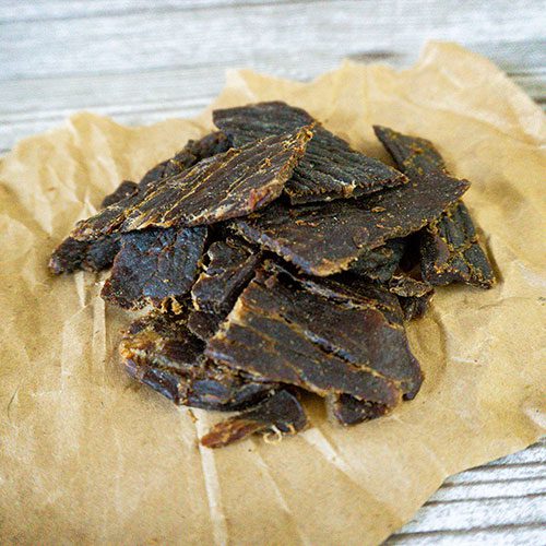 Teriyaki Beef Jerky | 3 oz. Bag | Premium Angus Beef Coated In Teriyaki, Sugar, & Spice | Smoky Undertones | All Natural | Perfect On-The-Go Snack | Rich Source Of Protein | Nebraska Jerky | 6 Pack | Shipping Included