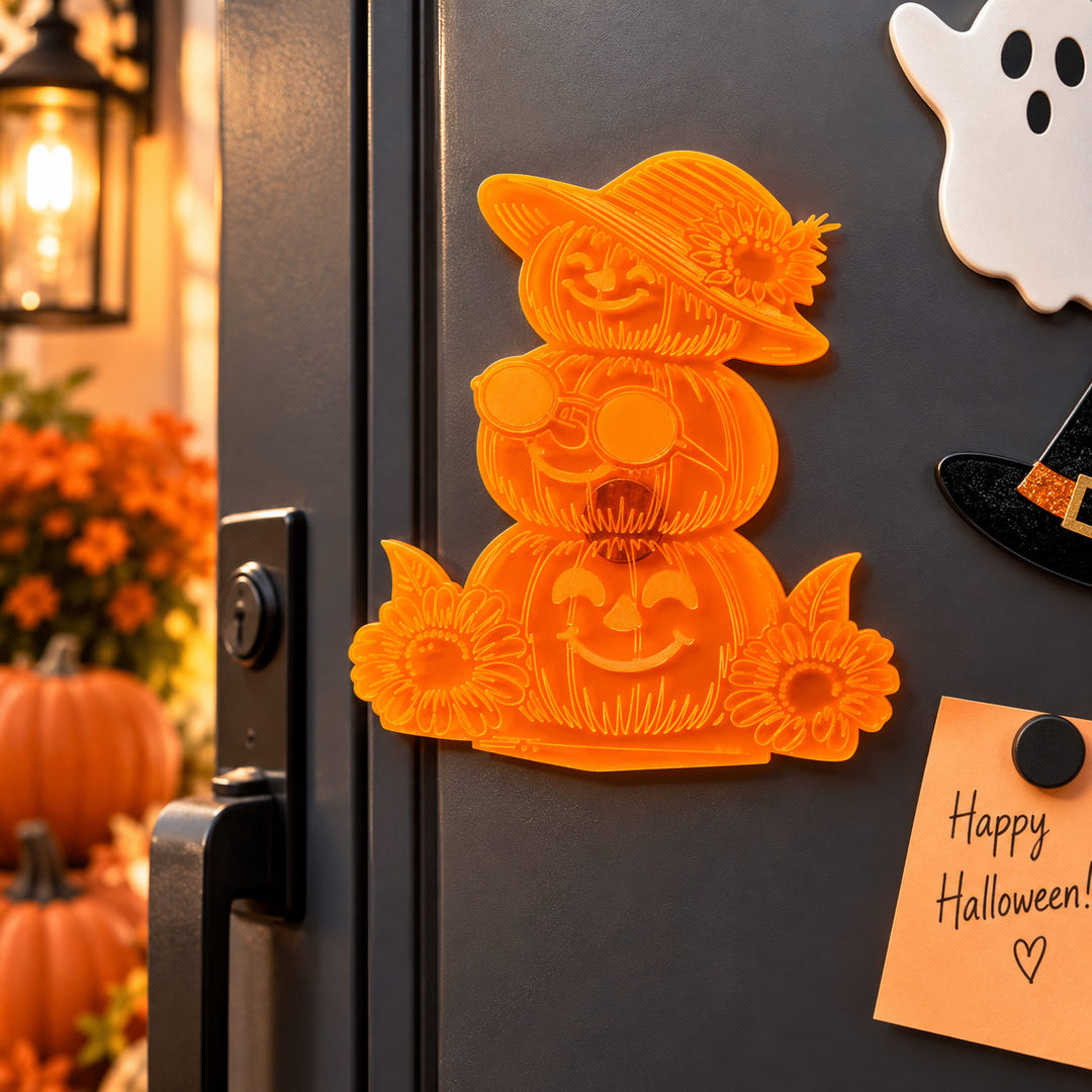 Pumpkin magnet decoration