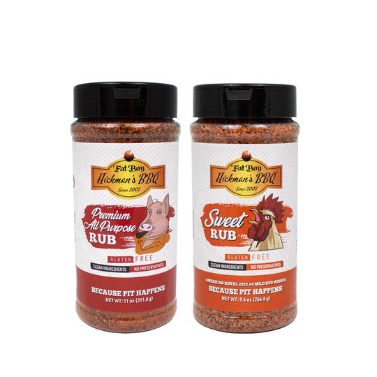 Top 2 Rub Package | Gluten Free | Hickman's Fat Boy BBQ
