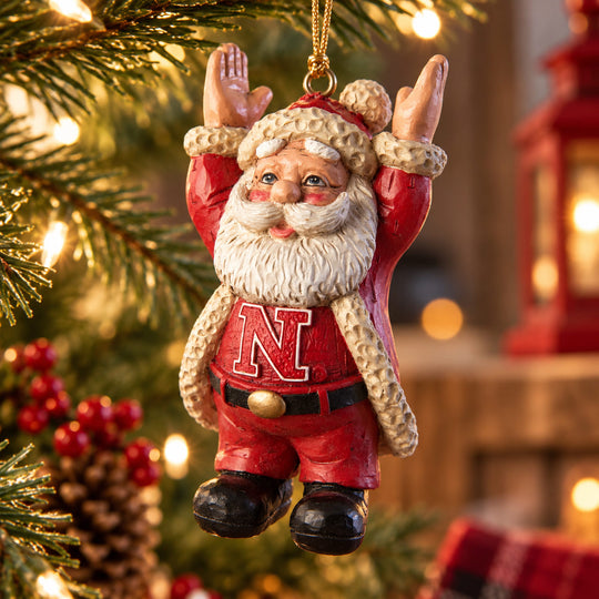 Husker Touchdown Santa