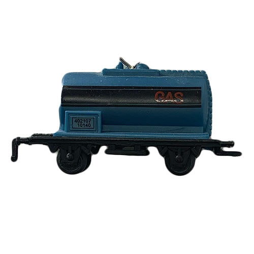 Blue Gas Train Car Figurine