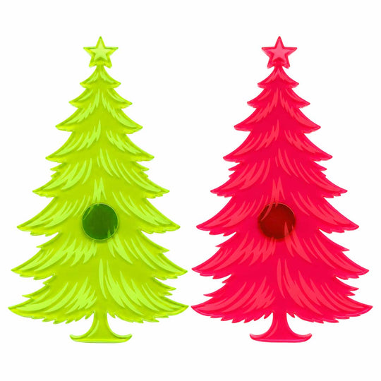 Christmas tree magnetic plaques
