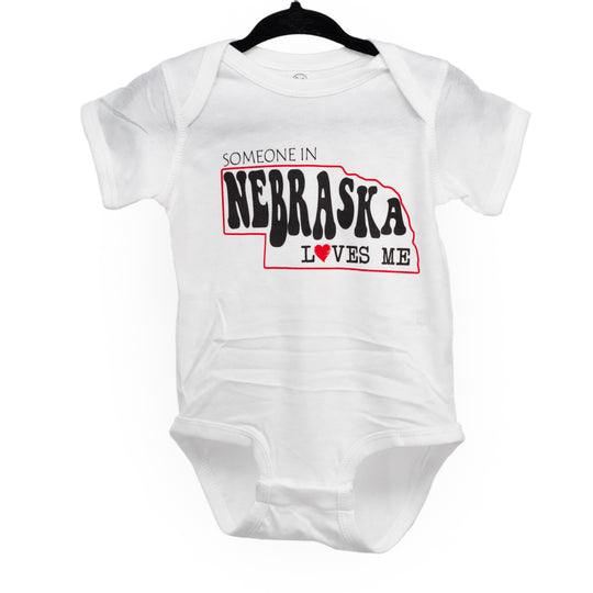 Someone in Nebraska Loves Me Onesie 