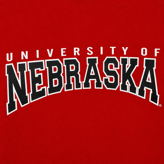University of Nebraska logo on a red background