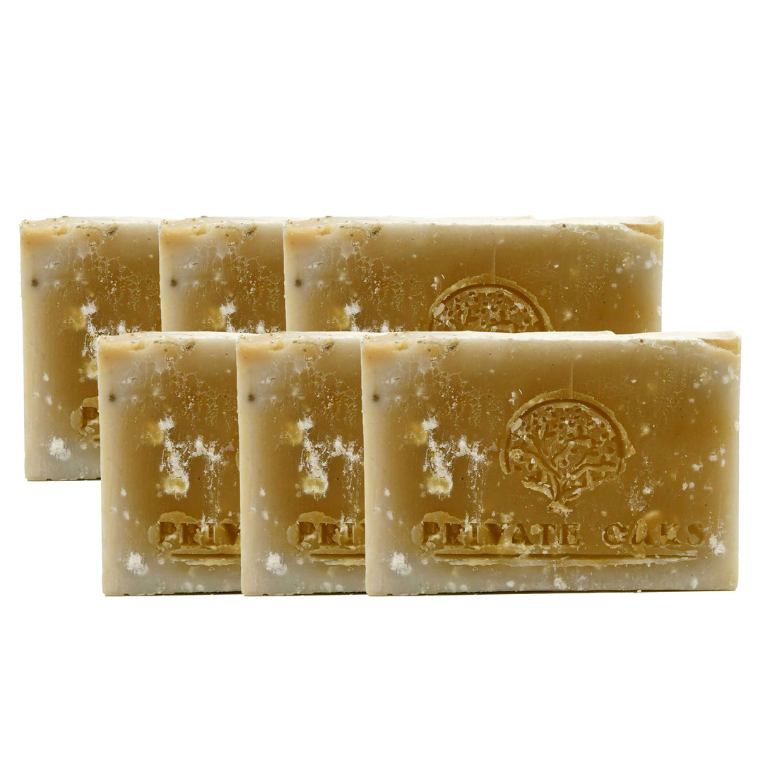 Unscented Bar Soap | Pack of 6 | 5 oz | Private Oaks Soap Co.