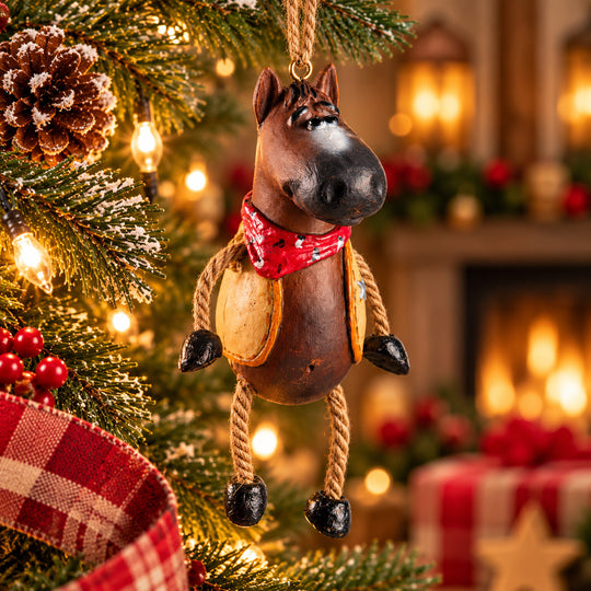 Horse with Vest Ornament