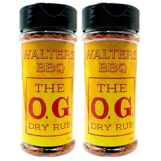 Walters BBQ The O.G. Dry Rub | Pack of 2 | 8 oz | Walters BBQ Rub