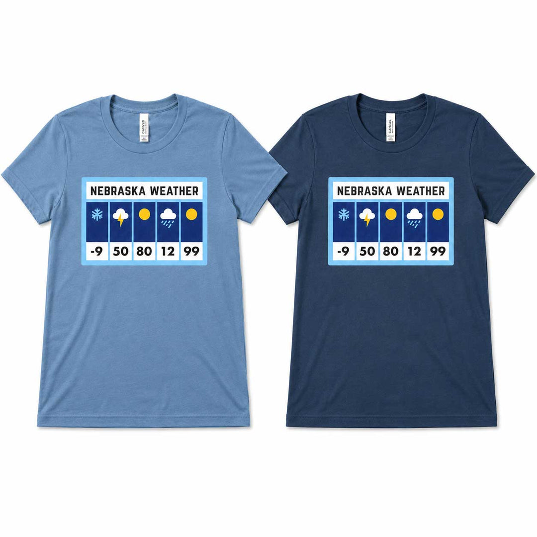 Nebraska Weather Shirts