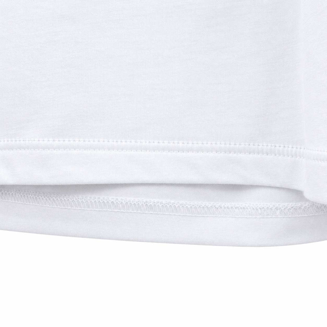 hem of white shirt