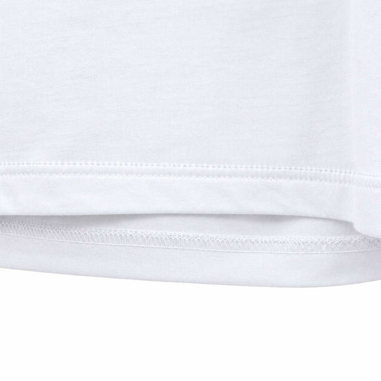 hem of white shirt