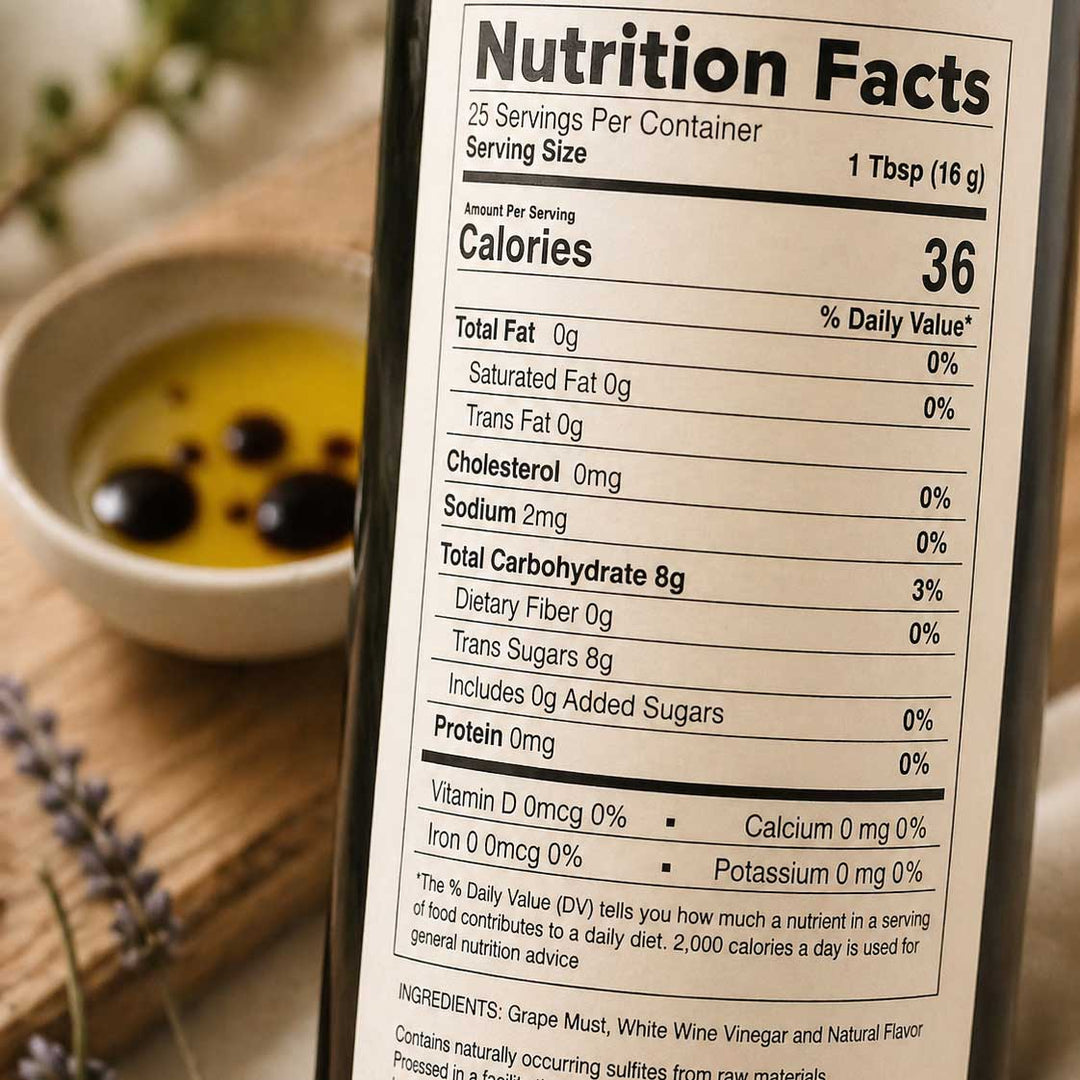 Nutrtional Facts White Vinegar
