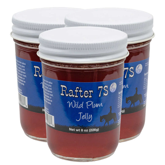 Wild Plum Jelly | Pack of 3 | 8 oz | Rafter 7S