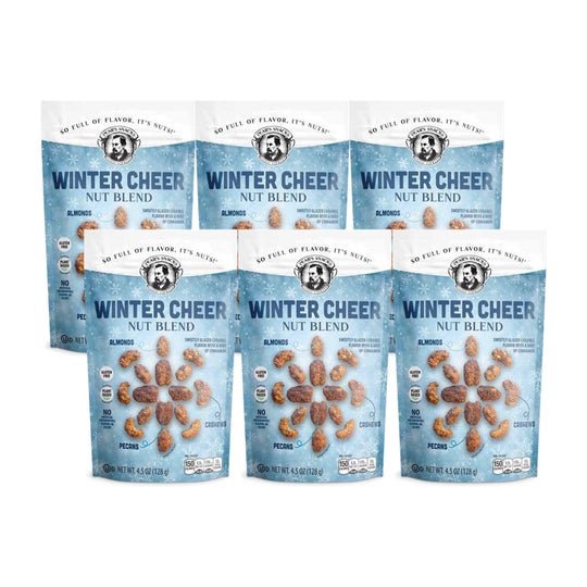Winter Cheer Nut Mix | Pack of 6 | 4 oz | Brenmar