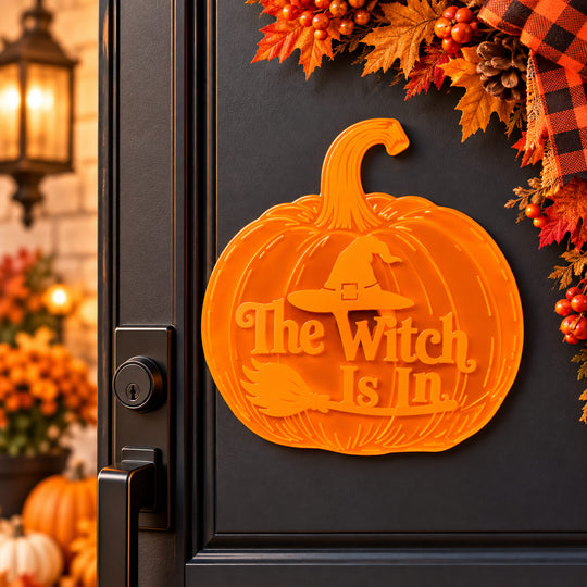 The Witch is In Magnetic Plaque