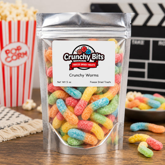 Crunchy Worms | 1 oz | Crunchy Bits Candy
