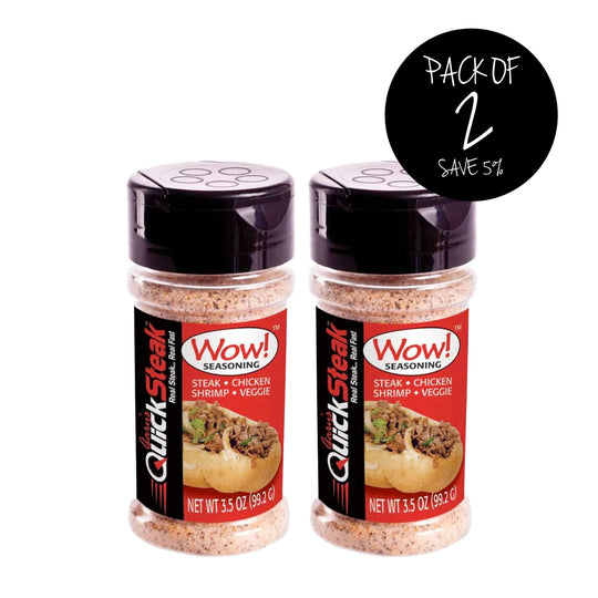 Wow! Seasoning | 3.5 oz. Bottle | Best Multipurpose Seasoning | No MSG | Pack of 2