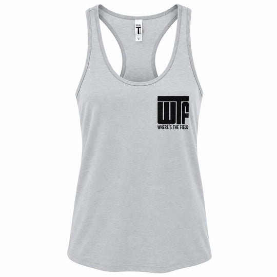 Gray WTF Where's the Field Razerback Tank Top