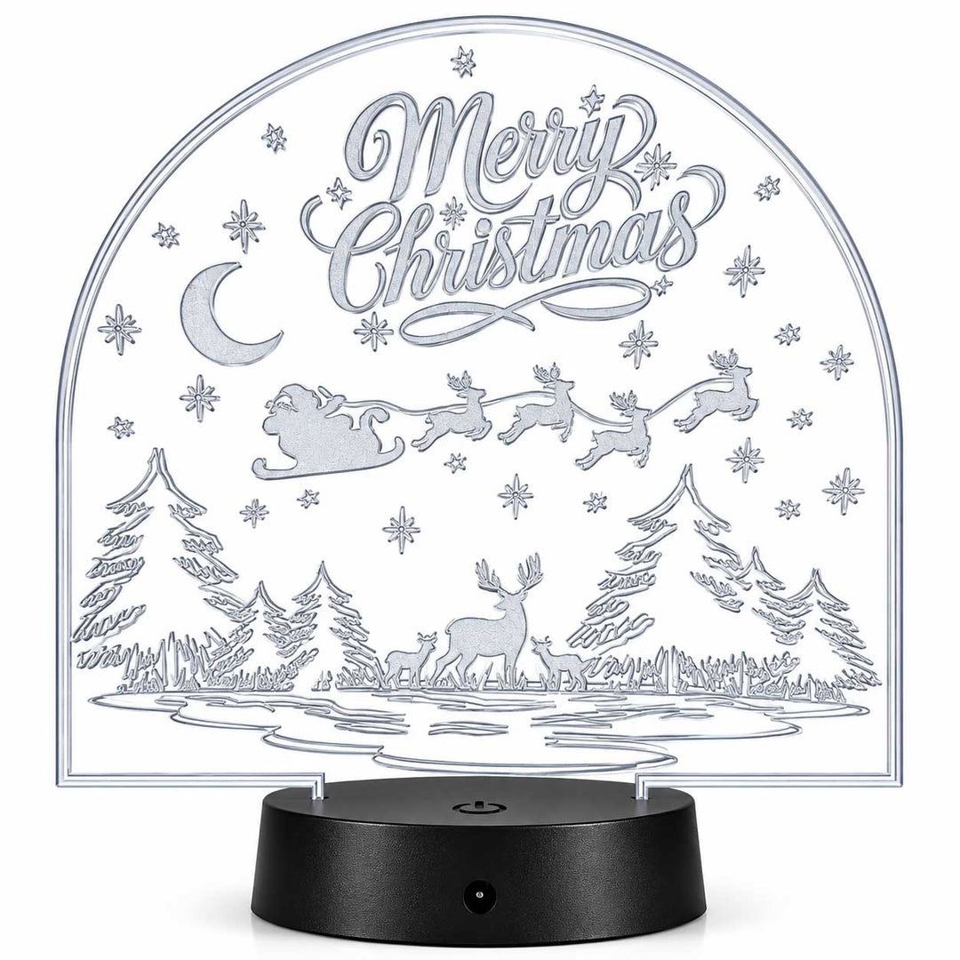 Merry Christmas LED Plaque