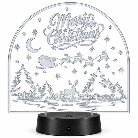 Merry Christmas LED Plaque