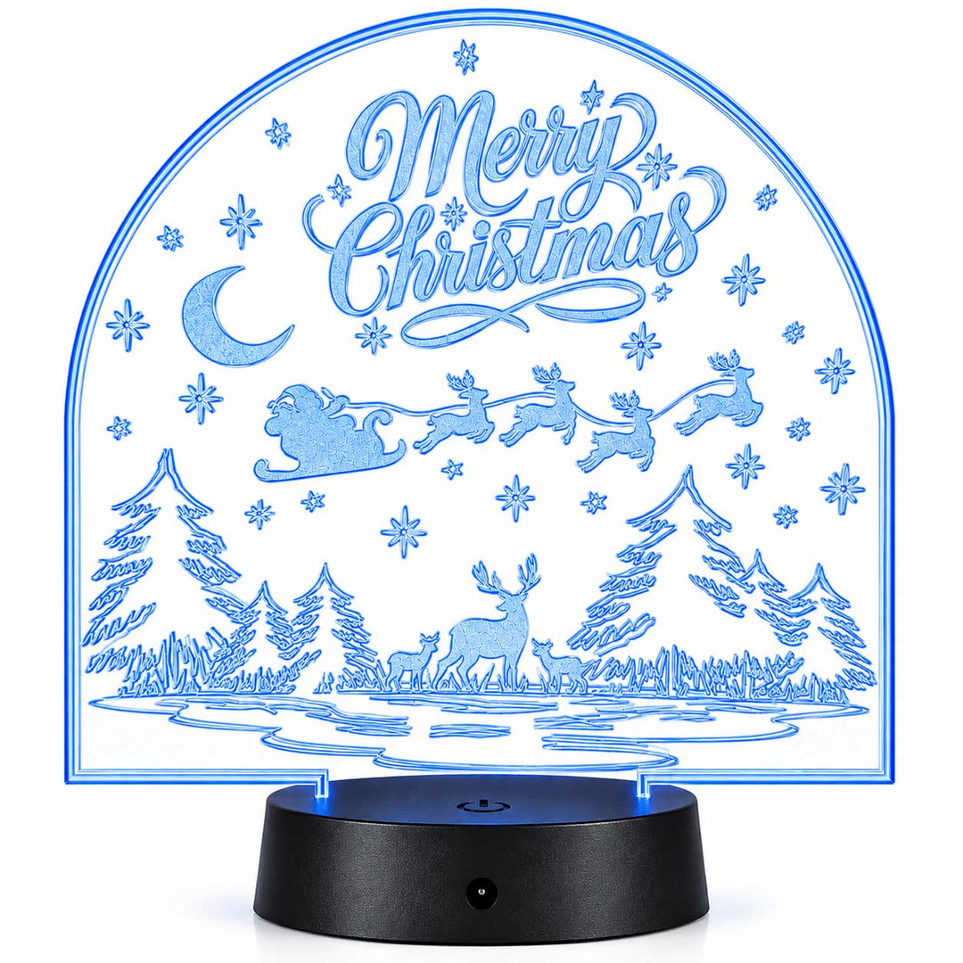 Merry Christmas LED Plaque